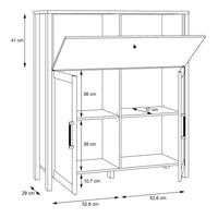 Thumbnail for Malte Brun Bar Chest in Waterford Oak