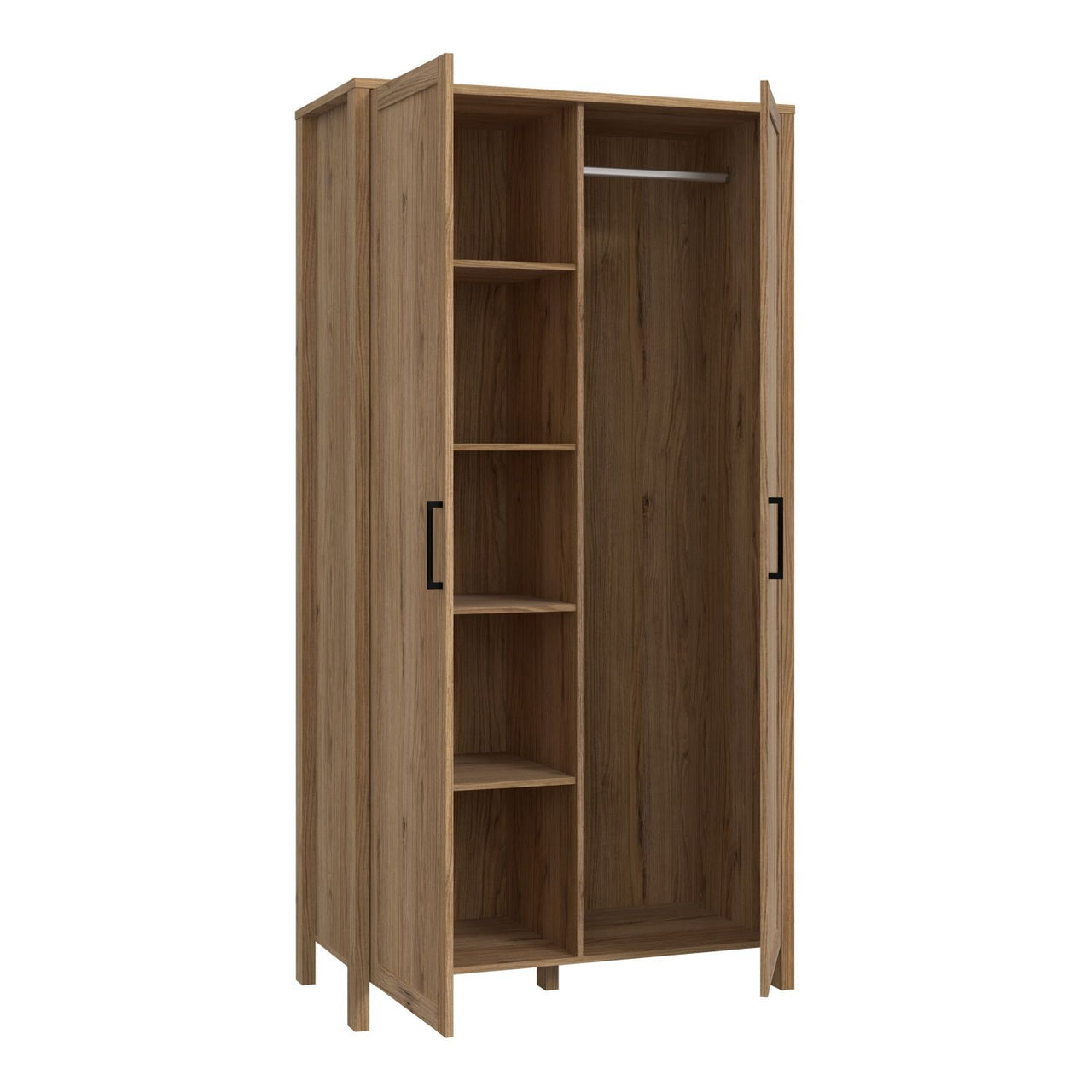 Malte Brun Hallway Wardrobe in Waterford Oak