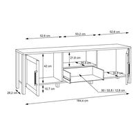 Thumbnail for Malte Brun TV Unit in Waterford Oak