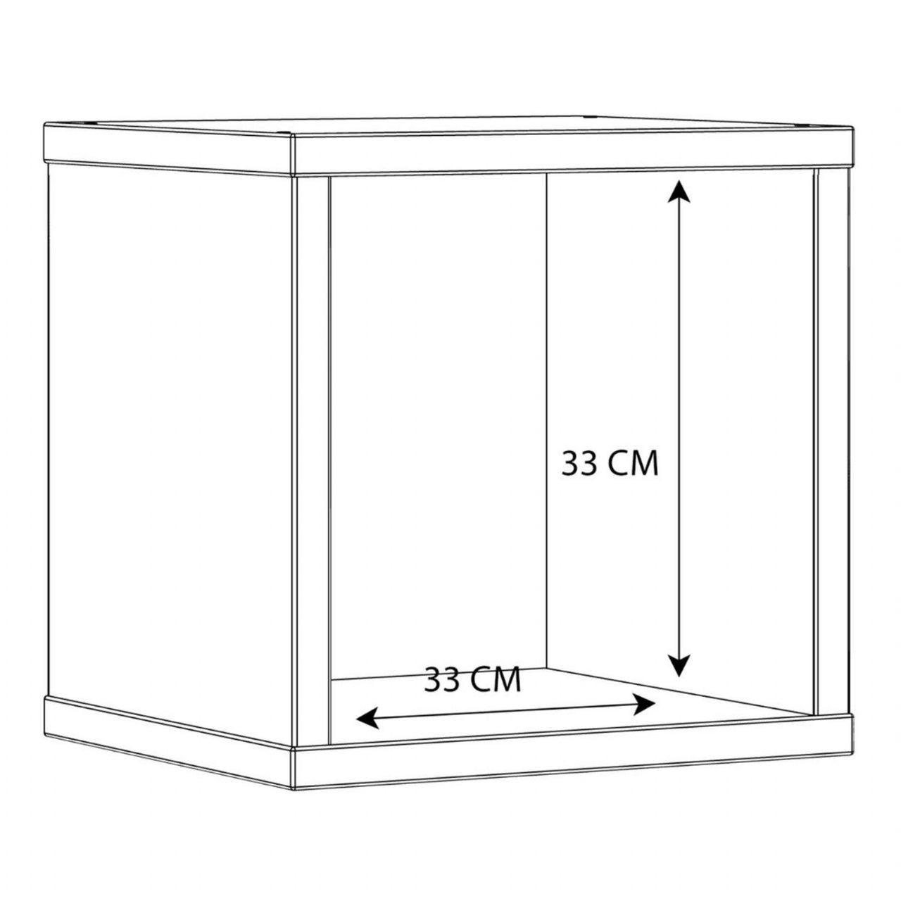 Mauro Singular Storage Unit in White High Gloss White