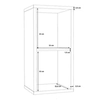 Thumbnail for Mauro 1 Shelf Storage Unit in Matt White