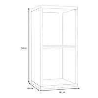 Thumbnail for Mauro 1 Shelf Storage Unit in White High Gloss White