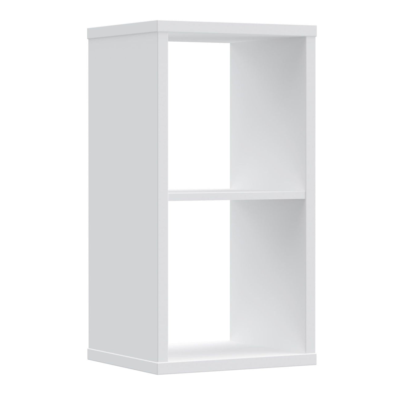 Mauro 1 Shelf Storage Unit in White High Gloss White