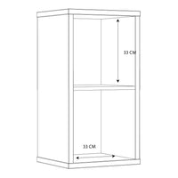 Thumbnail for Mauro 1 Shelf Storage Unit in White High Gloss White