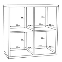 Thumbnail for Mauro 2x2 Storage Unit in Sonoma Oak