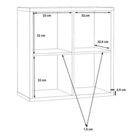 Thumbnail for Mauro 2x2 Storage Unit in Artisan Oak