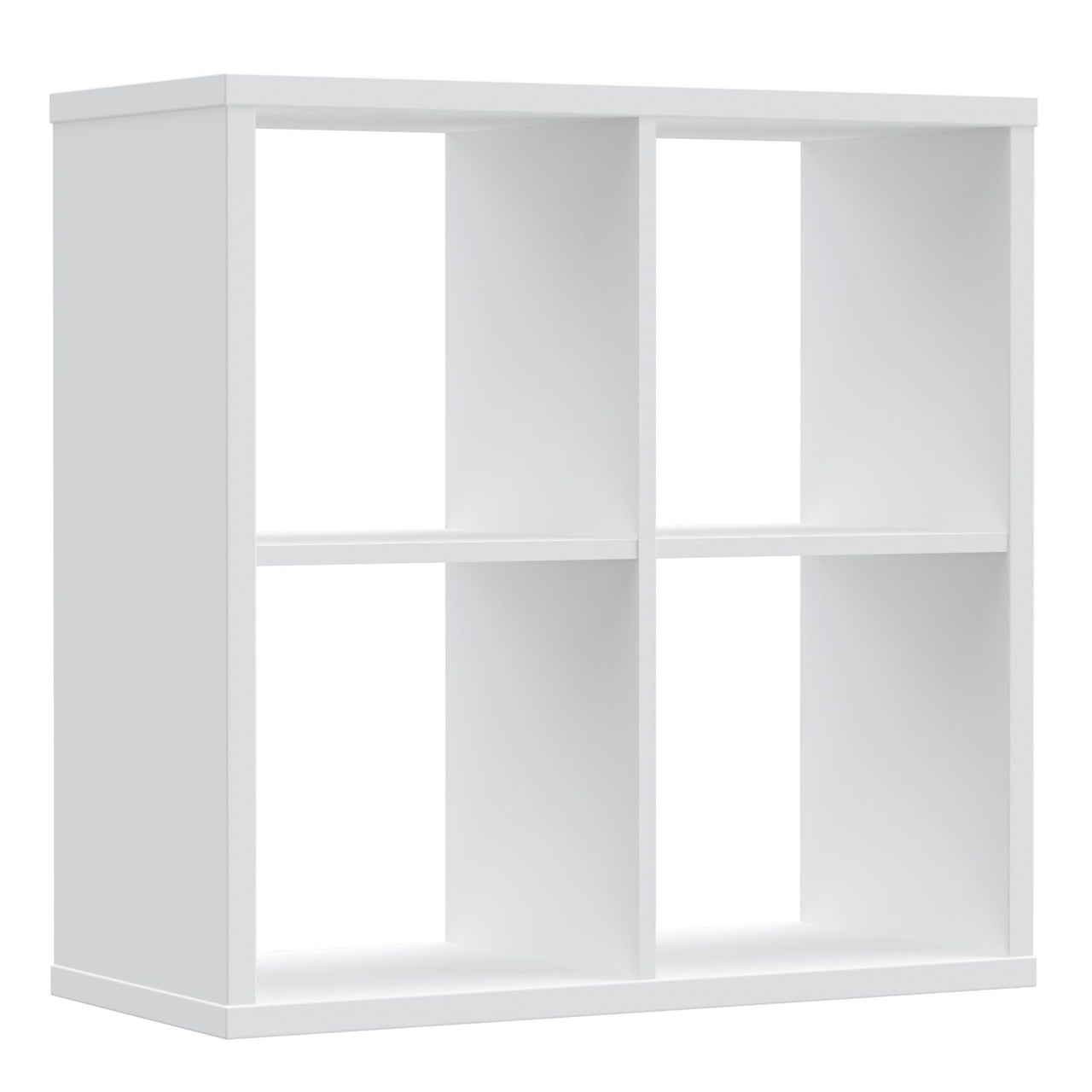 Mauro 2x2 Storage Unit in White High Gloss White