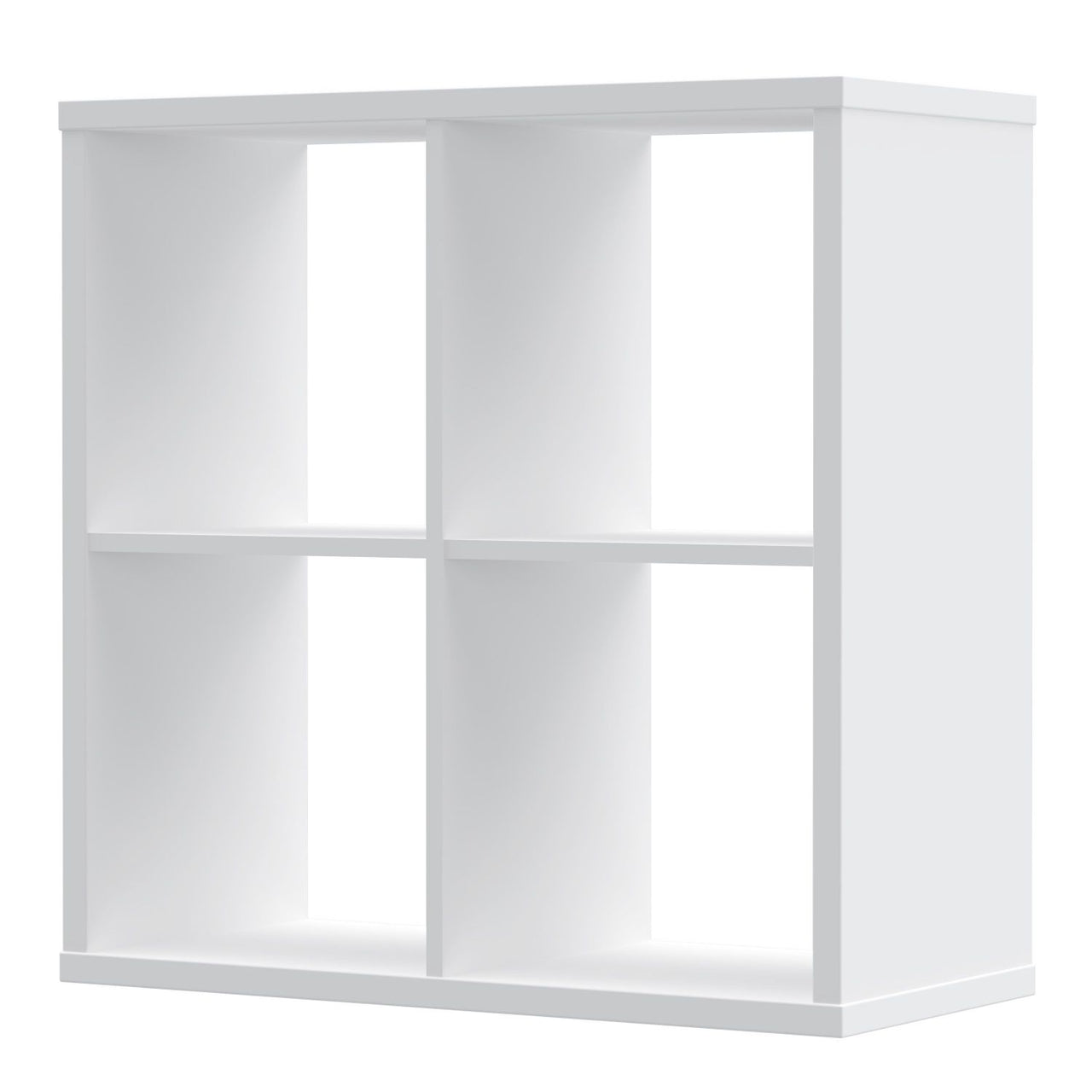 Mauro 2x2 Storage Unit in White High Gloss White