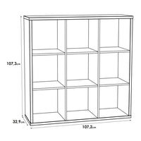 Thumbnail for Mauro 3x3 Storage Unit in Sonoma Oak