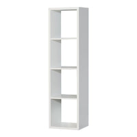 Thumbnail for Mauro 3 Shelves Storage Unit in Matt White