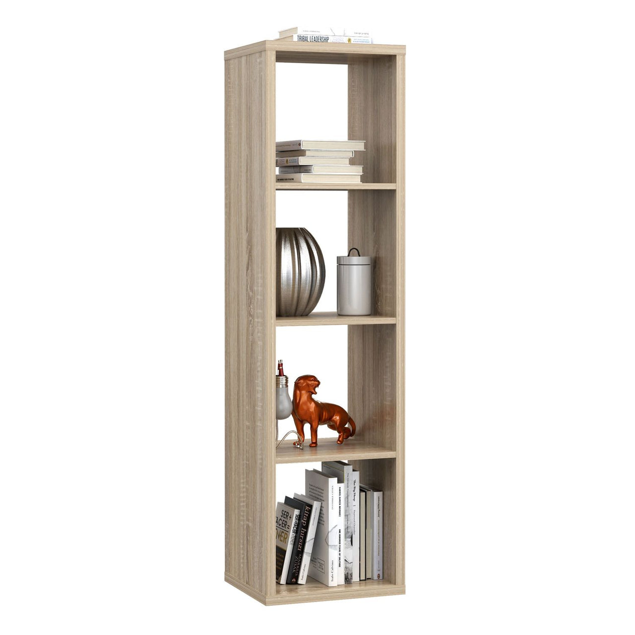 Mauro 3 Shelves Storage Unit in Sonoma Oak