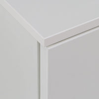 Thumbnail for Wide Chest of 4 Drawers and 2 Doors in White White High Gloss