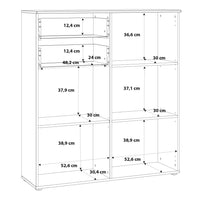 Thumbnail for Chest of Drawers in White White High Gloss