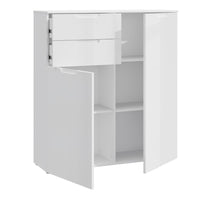 Thumbnail for Chest of Drawers in White White High Gloss