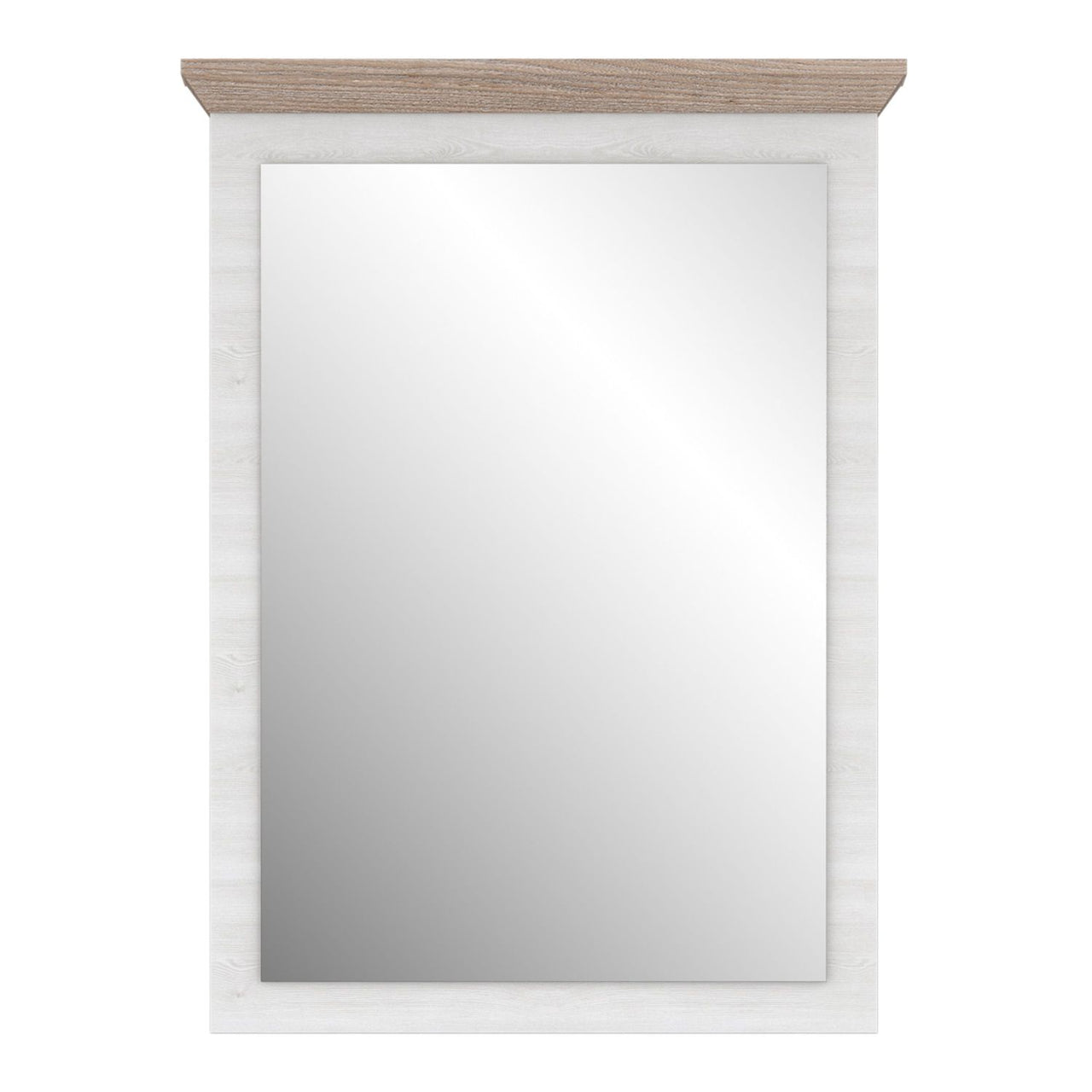 Illopa Mirror in Oak Nelson Snowy Oak