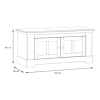 Thumbnail for Illopa Storage Bench in Oak Nelson Snowy Oak