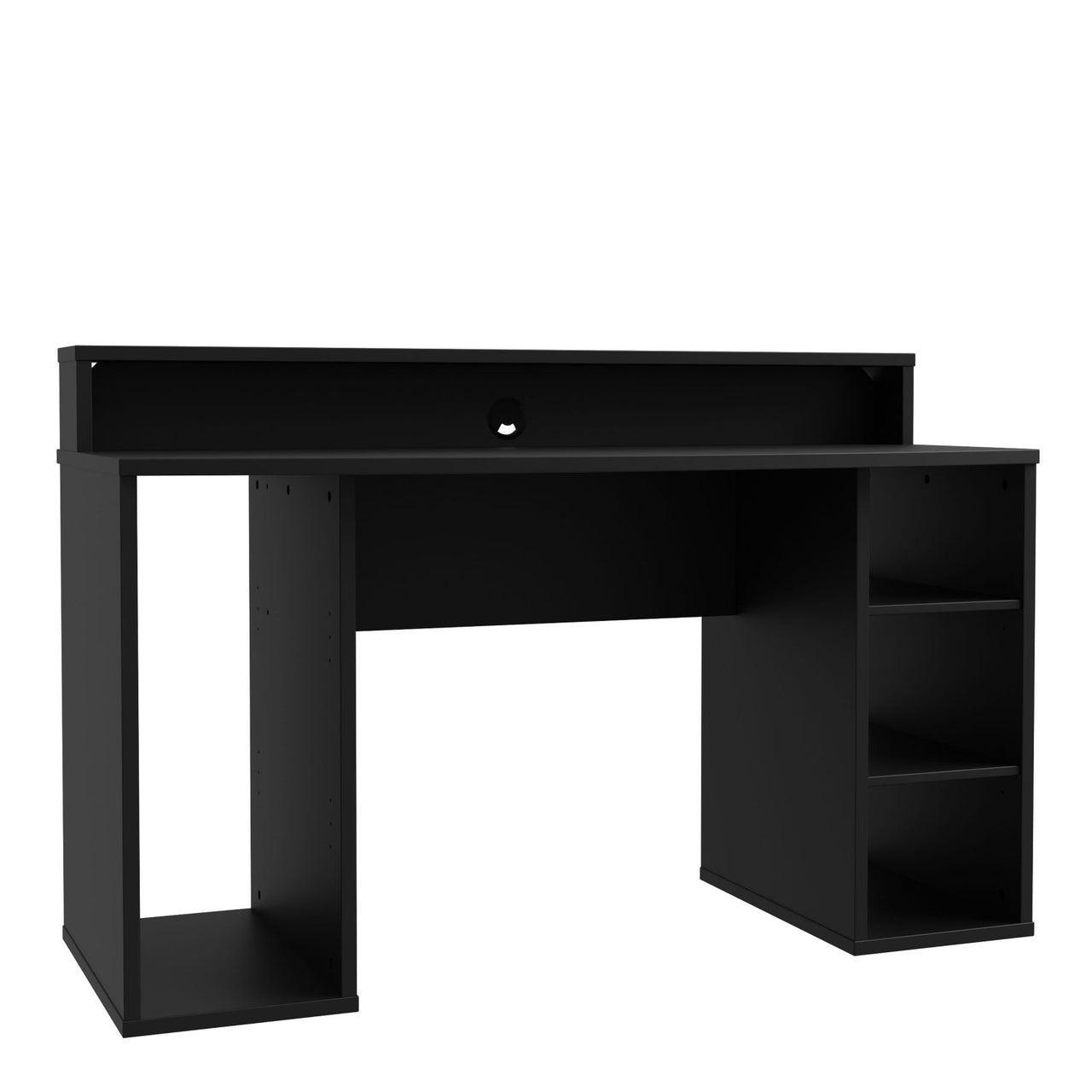 Tezaur Gaming Desk in Matt Black