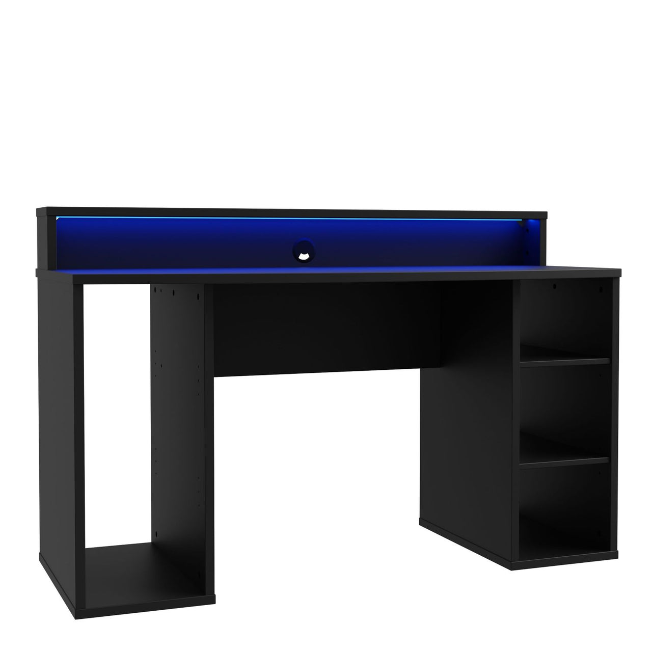 Tezaur Gaming Desk in Matt Black