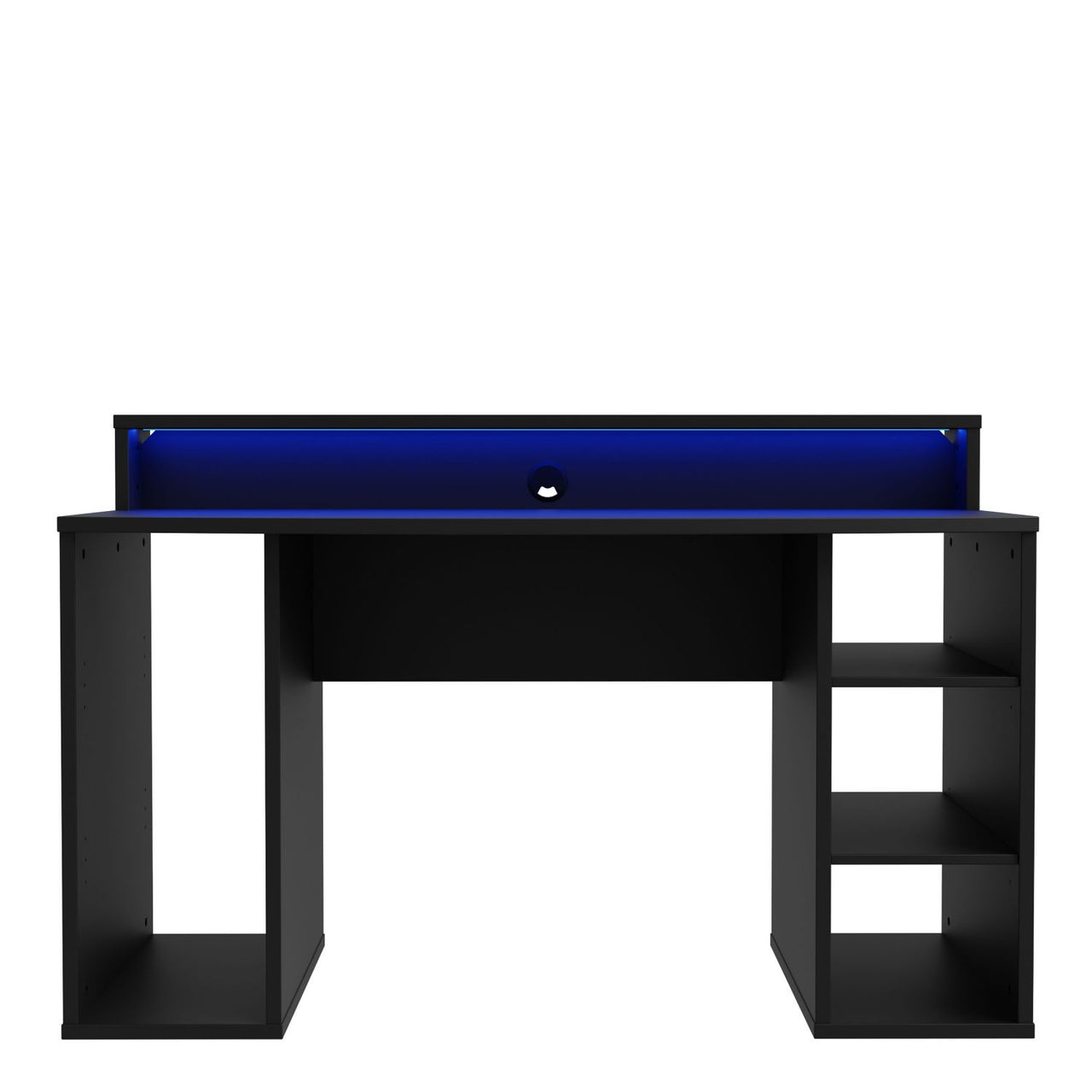 Tezaur Gaming Desk in Matt Black