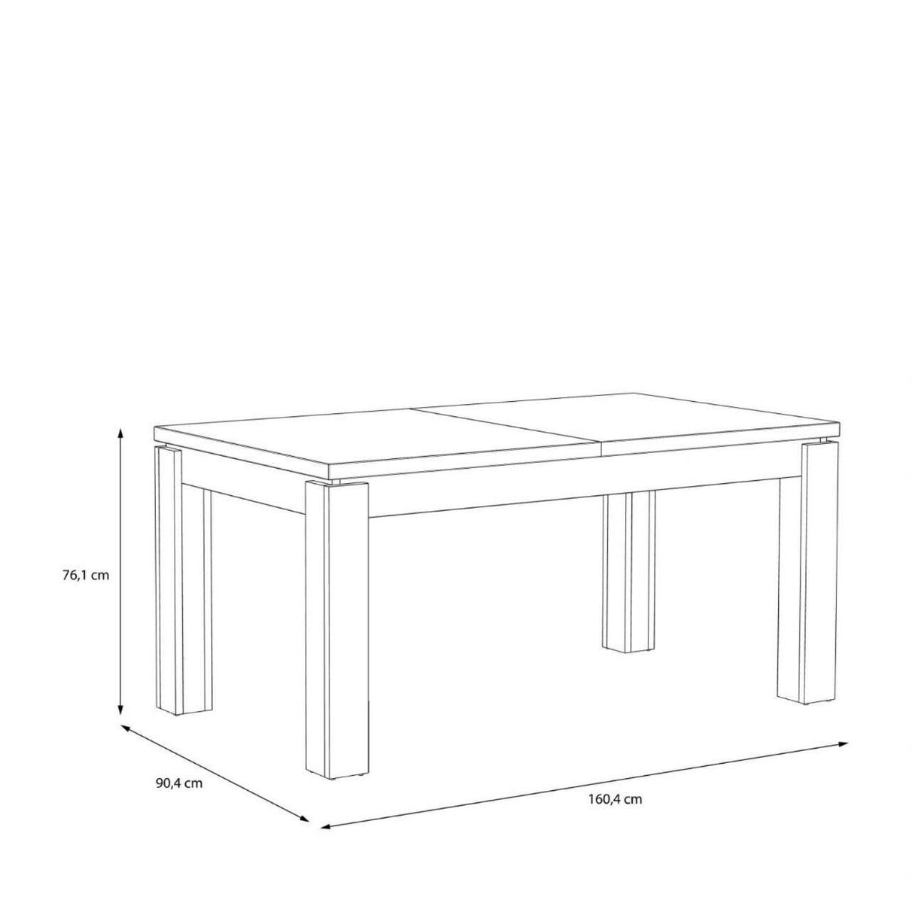 Trondheim Extending Dining Table in Artisan Oak