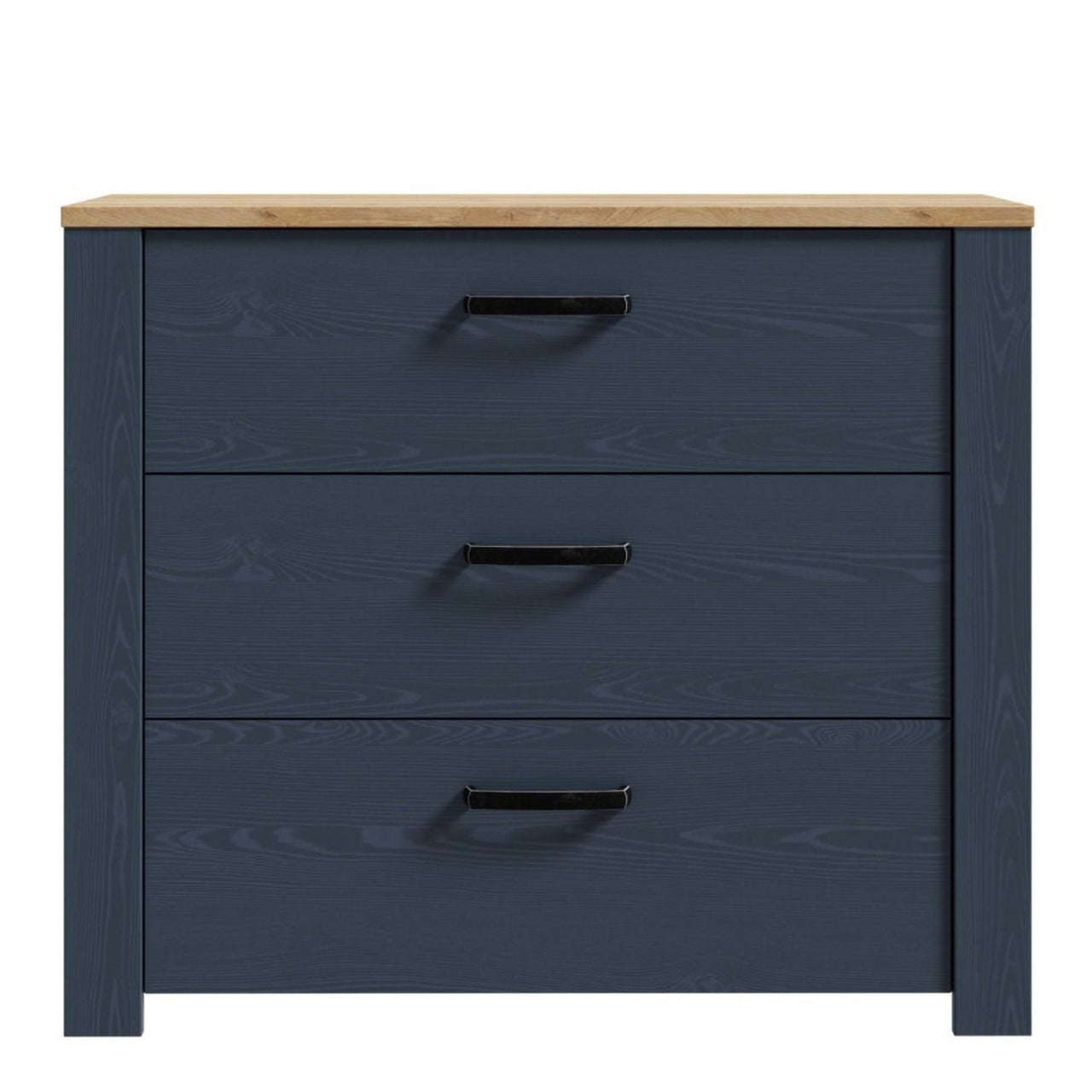 Bohol 3 Drawer Chest in Riviera Oak Navy