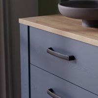 Thumbnail for Bohol 3 Drawer Chest in Riviera Oak Navy