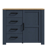 Thumbnail for Bohol 1 Door 4 Drawer Chest in Riviera Oak Navy