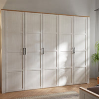 Thumbnail for Bohol 5 Door Wardrobe in White Riviera Oak