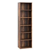 Thumbnail for Essential Narrow 5 Shelf Bookcase in Vintage Oak