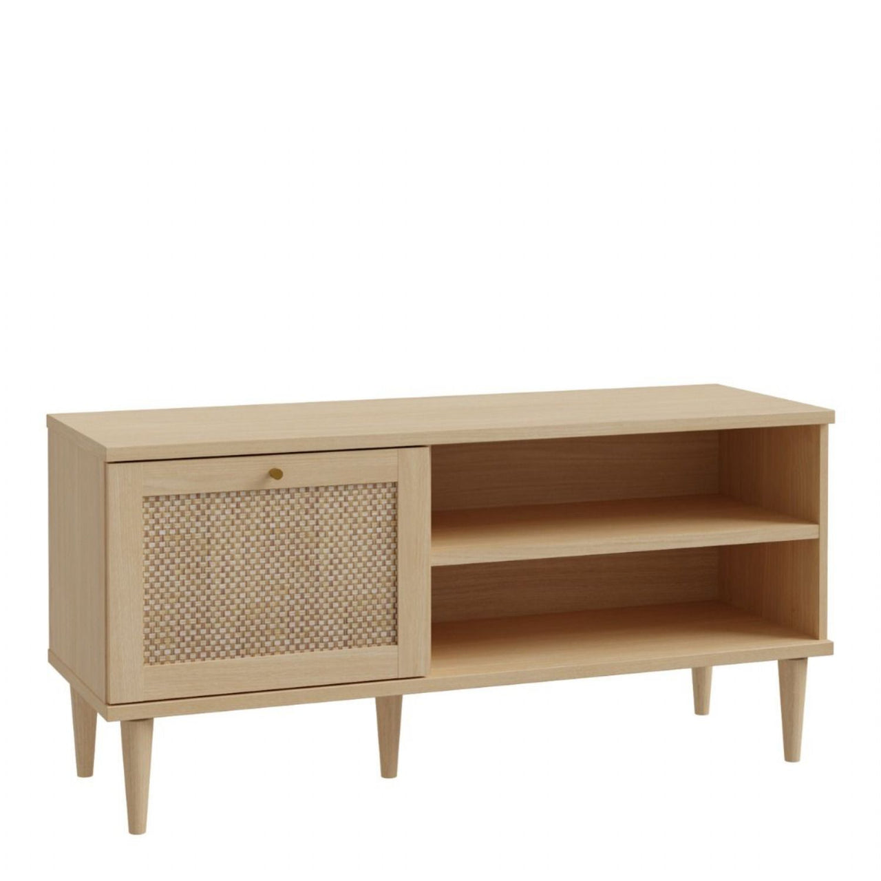 Calasetta 1 Door TV Unit in Rattan