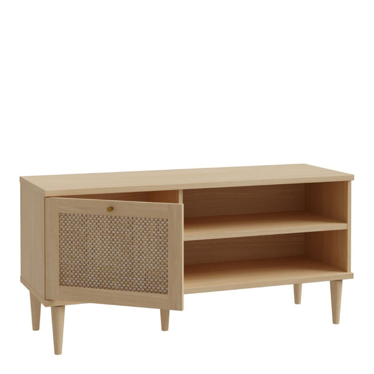 Calasetta 1 Door TV Unit in Rattan