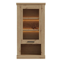 Thumbnail for Corona 1 Door Wall Display Cabinet in Artisan Oak