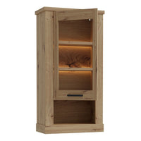 Thumbnail for Corona 1 Door Wall Display Cabinet in Artisan Oak