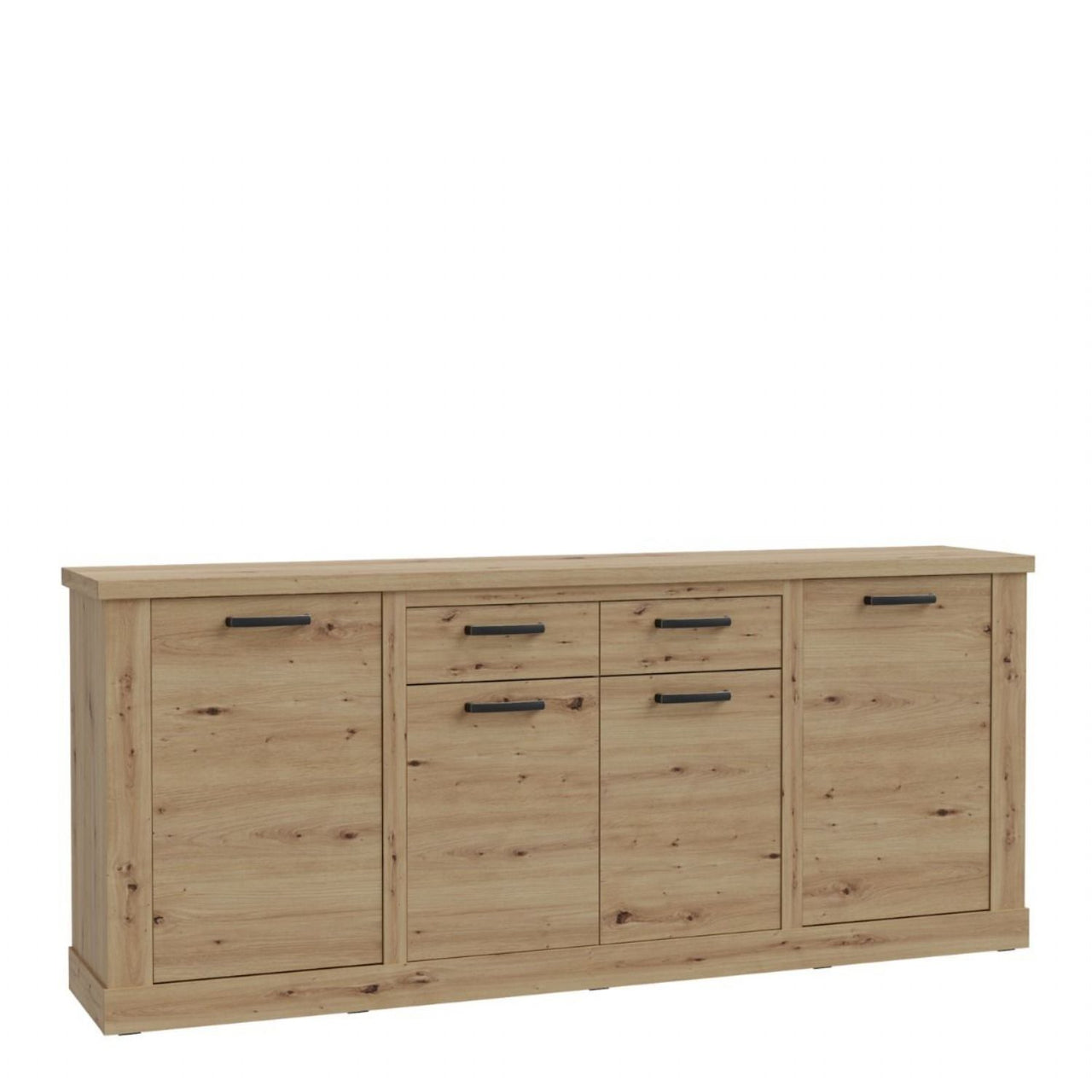 Corona 4 Door 2 Drawer Sideboard in Artisan Oak