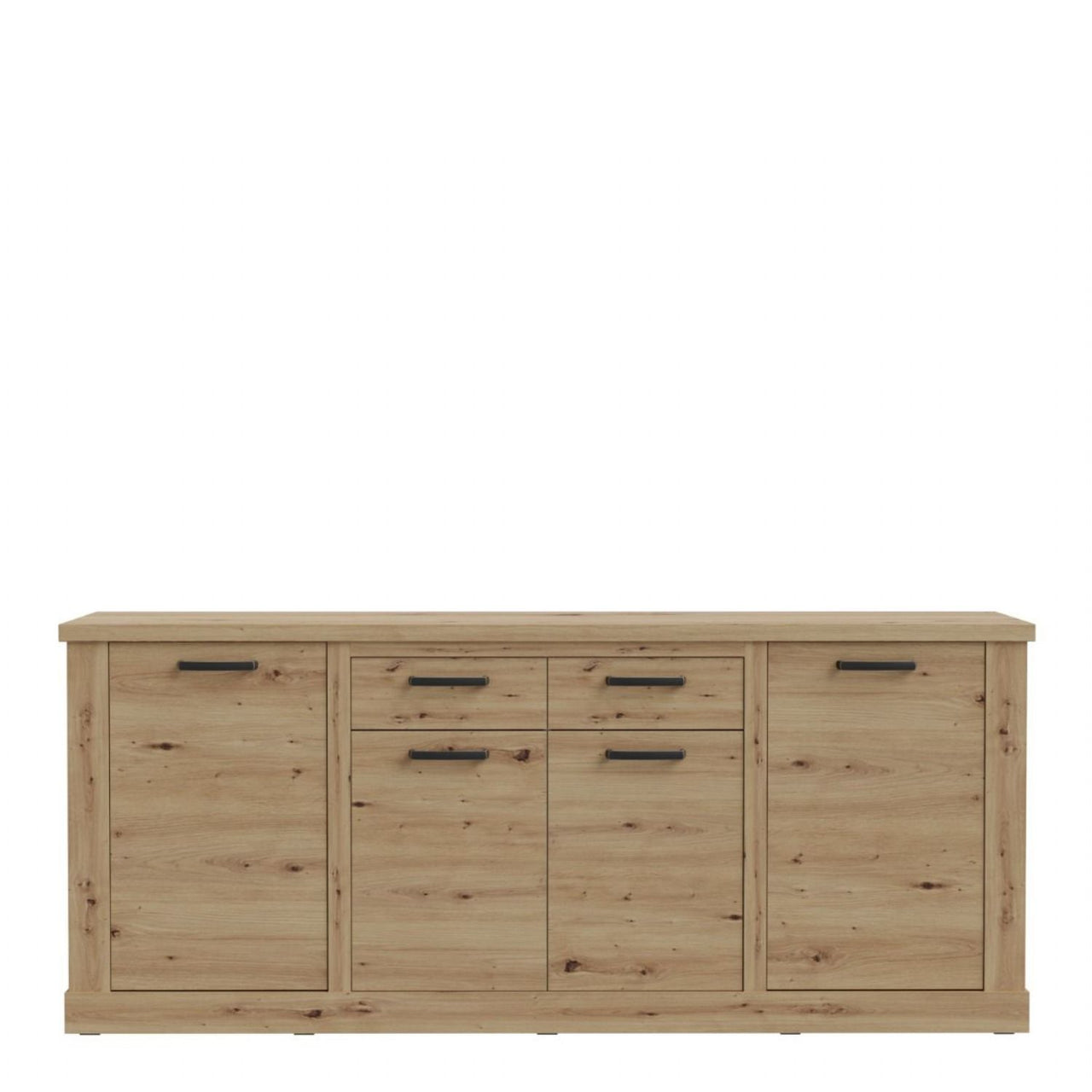 Corona 4 Door 2 Drawer Sideboard in Artisan Oak