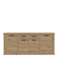 Thumbnail for Corona 4 Door 2 Drawer Sideboard in Artisan Oak