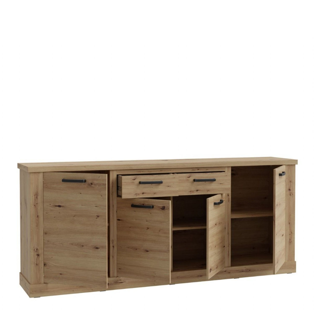 Corona 4 Door 2 Drawer Sideboard in Artisan Oak