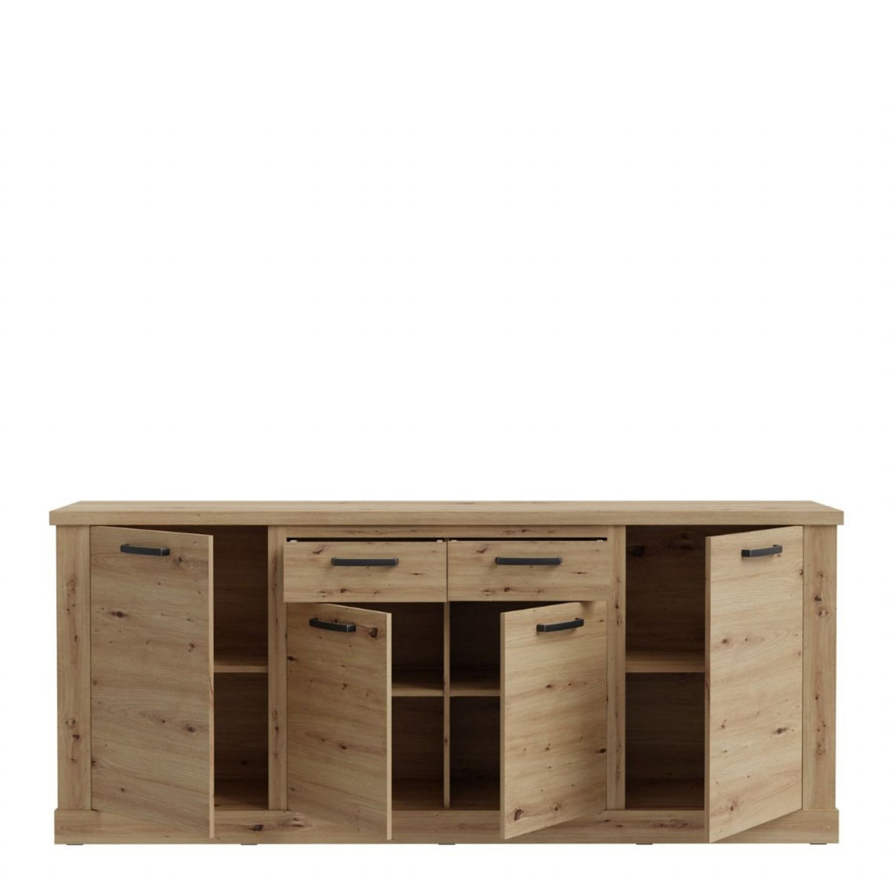 Corona 4 Door 2 Drawer Sideboard in Artisan Oak