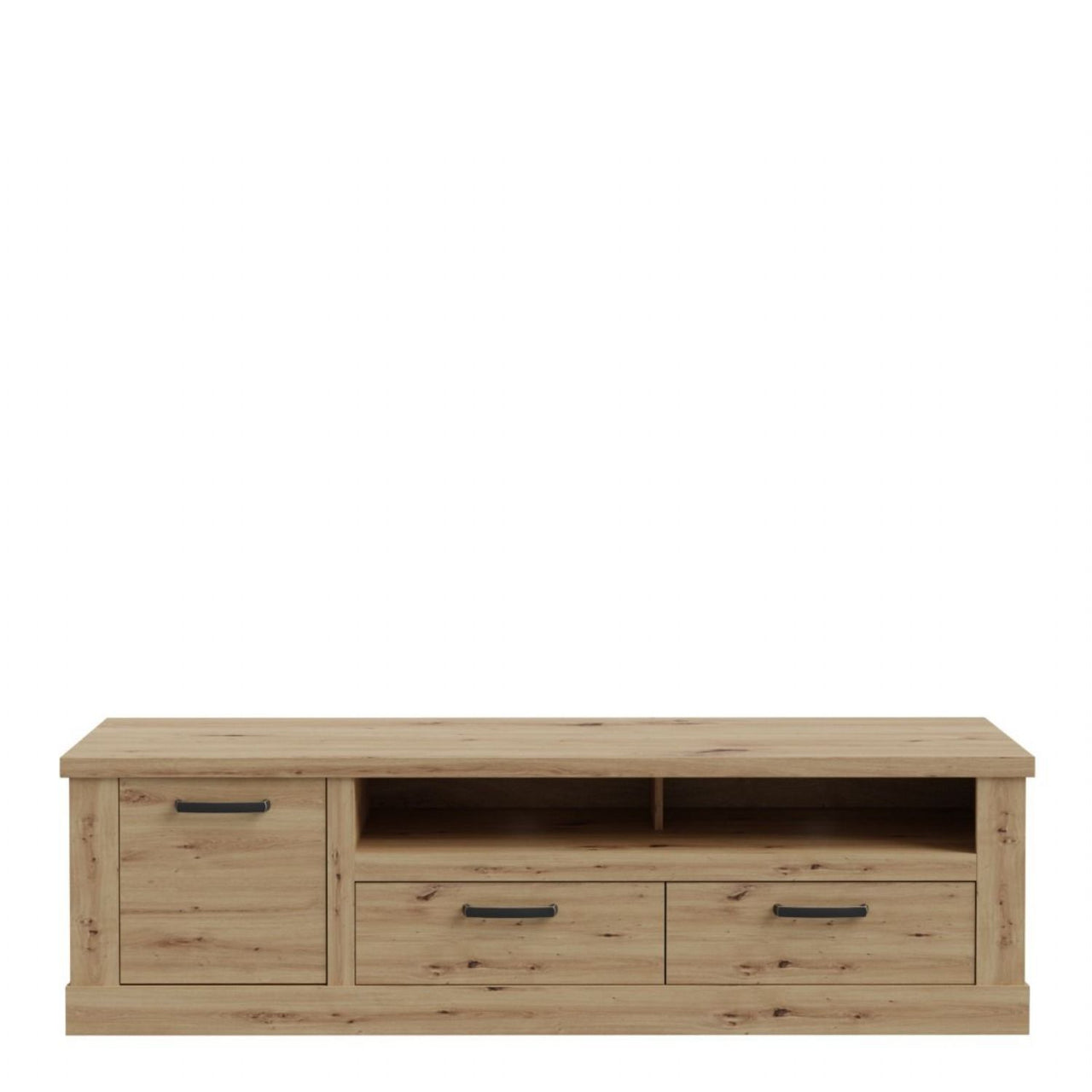 Corona 2 Drawer 1 Door Coffee TV Unit in Artisan Oak