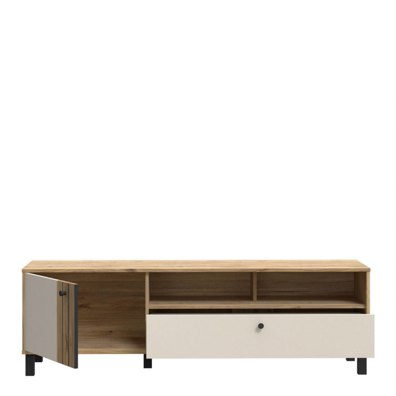 Grafton TV Unit n Cream and Oak