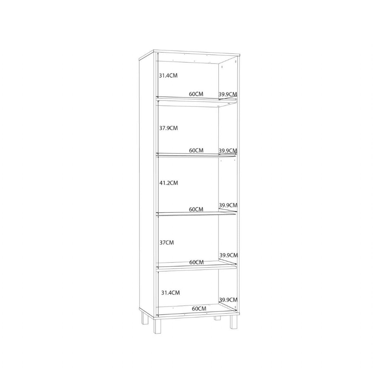 Grafton Glass Door Display Cabinet in Cream and Oak