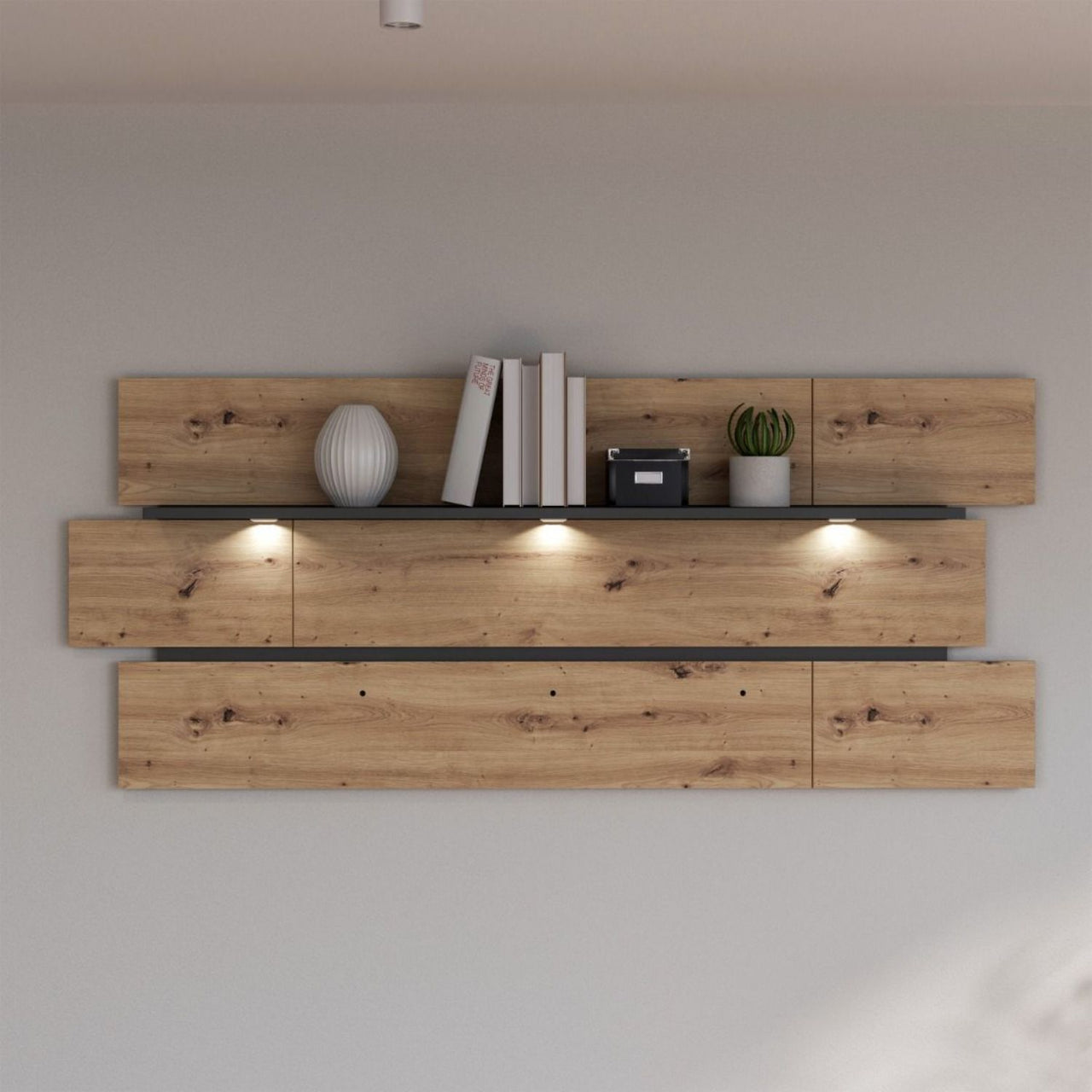 Klara Wall Shelf inc LED Lighting