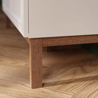 Thumbnail for Wensley 2 Drawer Bedside Chest in Light Grey and Oak