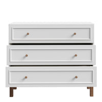 Thumbnail for Wensley 3 Drawer Chest in Light Grey and Oak