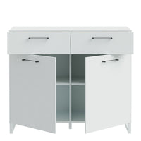 Thumbnail for Sali 2 Door 2 Drawer Chest in Light Grey