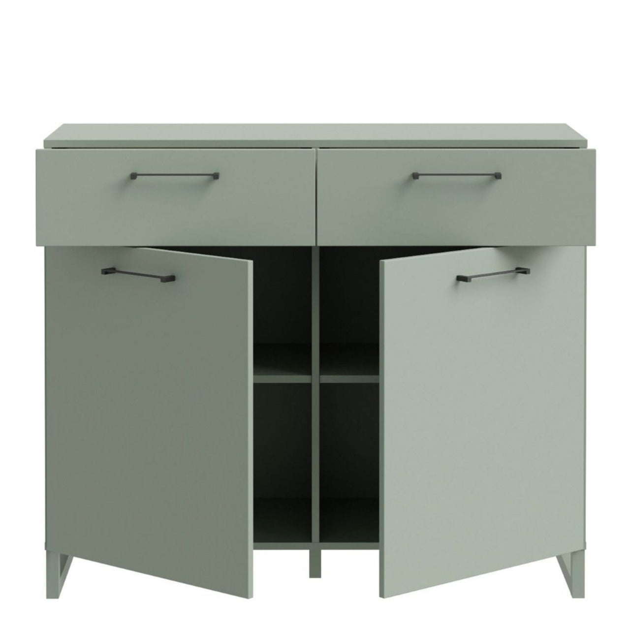 Sali 2 Door 2 Drawer Chest in Sage Green