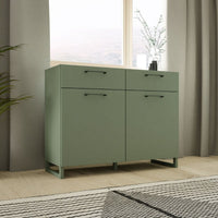 Thumbnail for Sali 2 Door 2 Drawer Chest in Sage Green