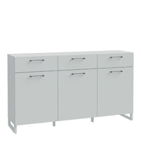 Thumbnail for Sali 3 Door 3 Drawer Chest in Light Grey