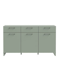 Thumbnail for Sali 3 Door 3 Drawer Chest in Sage Green