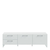 Thumbnail for Sali 2 Door 2 Drawer TV Unit in Light Grey